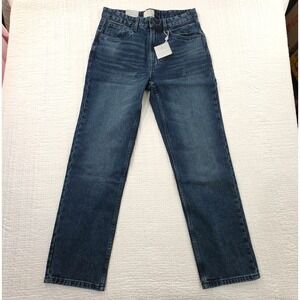 Hickey Freeman Jeans Men's 32x32 Medium Wash Straight Leg NEW 100% Cotton‎ NWT
